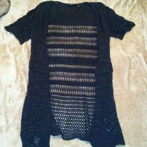 Daisy Fuentes crochet cardigan